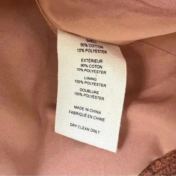 L'agence Kenzie Double-Breasted Tweed Blazer - Dark Caramel - Size 10 - Picture 11 of 14